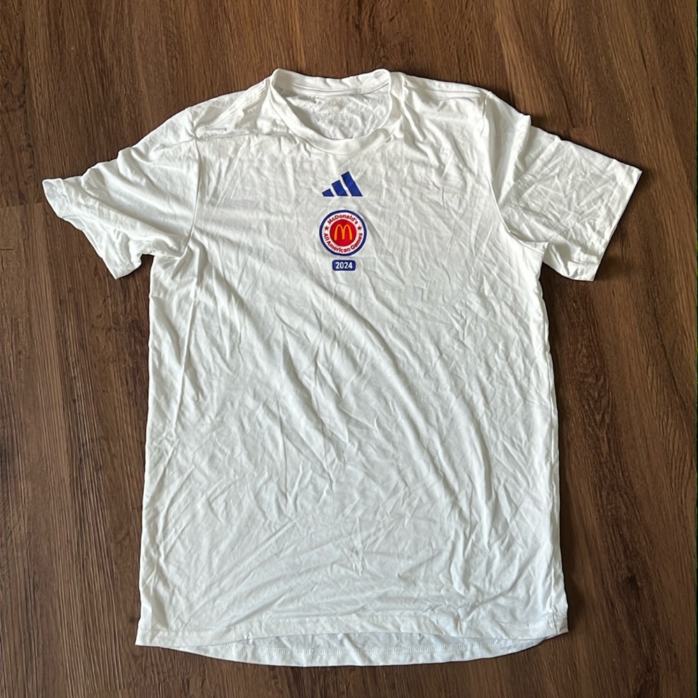 Adidas McDonald’s All-American Game White Logo T-Shirt